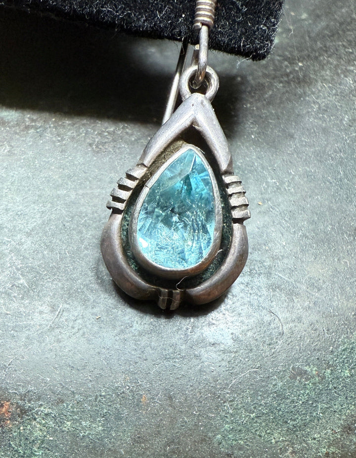Blue Tourmaline Earrings