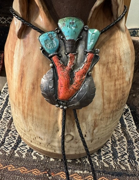 Branch Coral Bola Tie