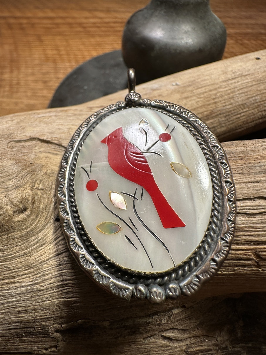 Cardinal Pendant Navajo