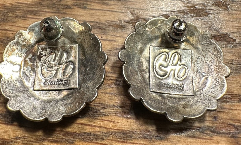 Concha Silver Earrings