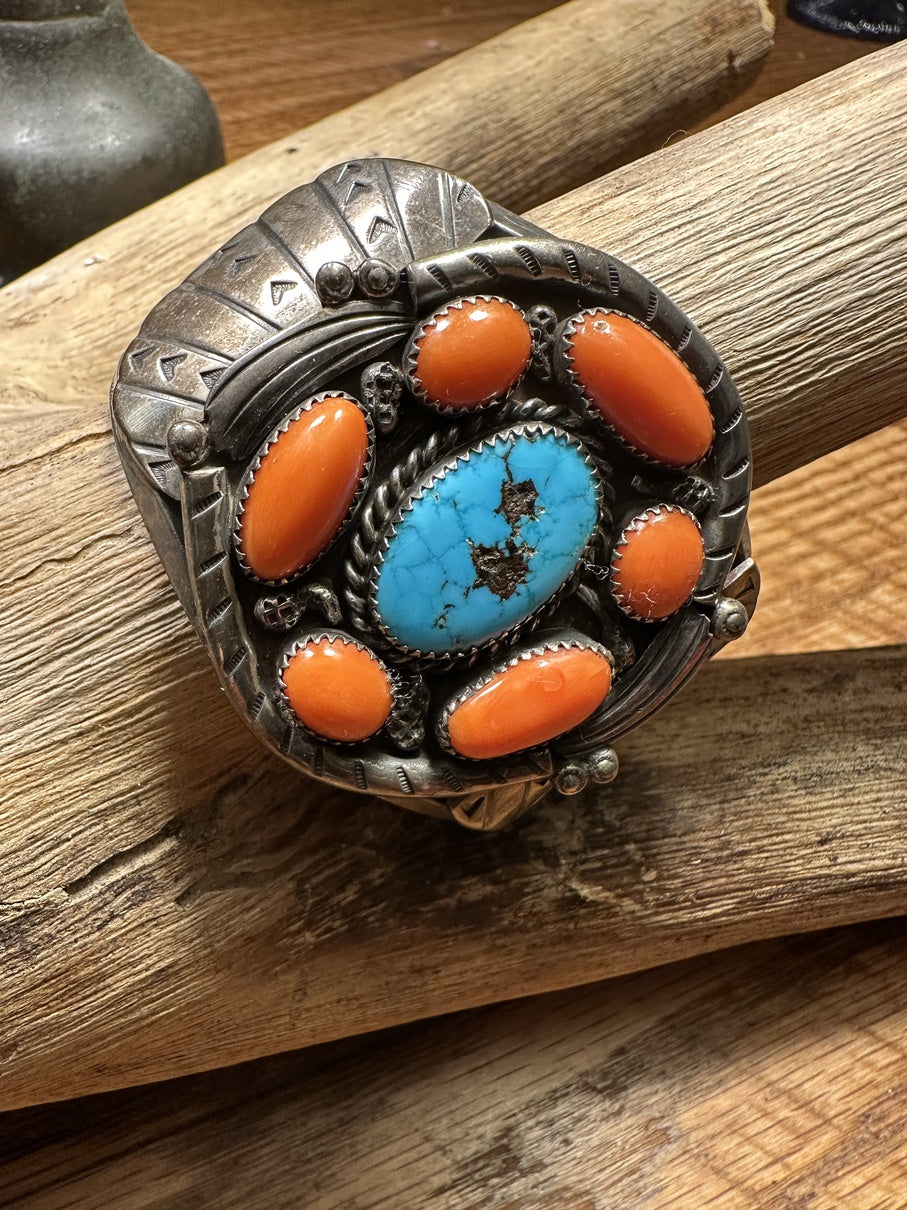 Coral Turquoise Bracelet