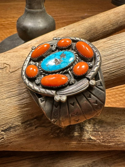 Coral Turquoise Bracelet
