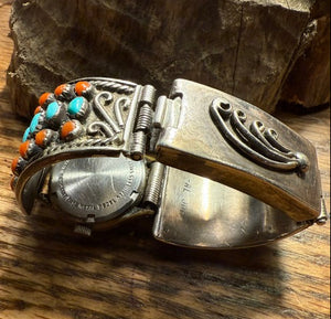 Coral & Turquoise Watch with Band