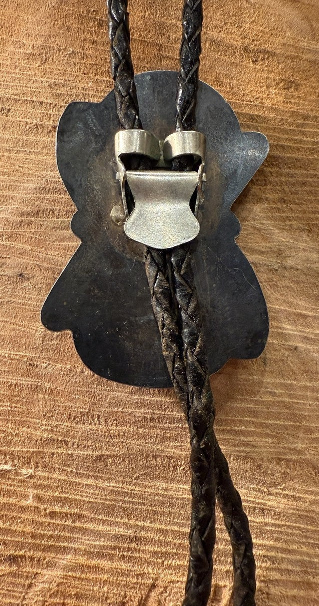 Damele Turquoise and Coral Bolo Tie