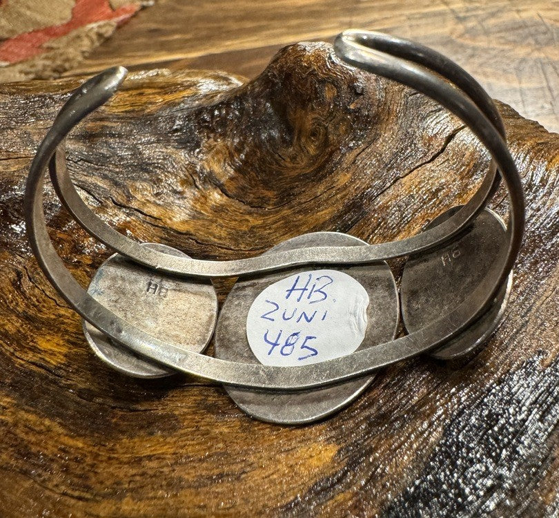 Zuni Turquoise Inlay Bracelet 