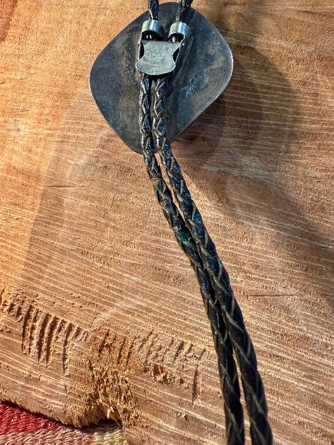 Diamond Pendant Turquoise Bolo Tie