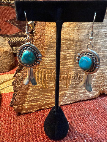 Dome Turquoise Earrings