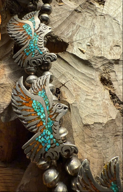 Eagle Chip Inlay Necklace