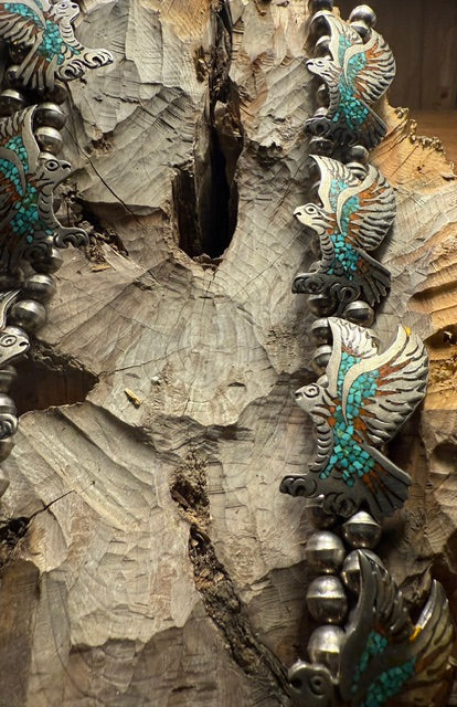 Eagle Chip Inlay Necklace