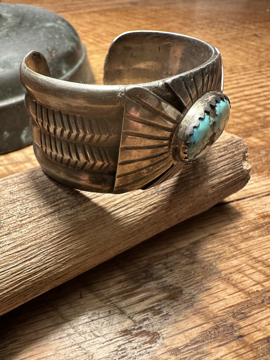 Eagle Tail Feather Cross Bracelet