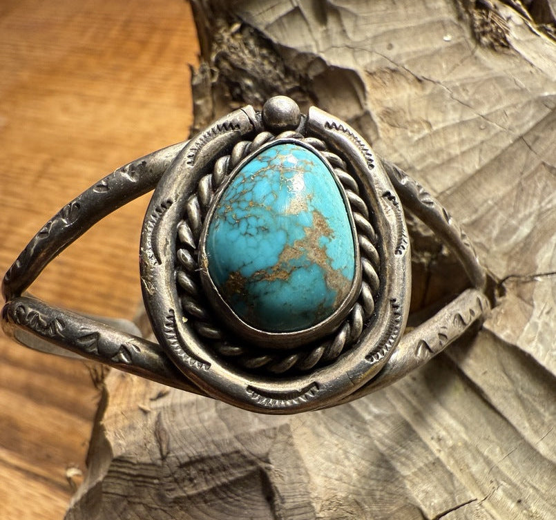 Egg Shape Turquoise Bracelet