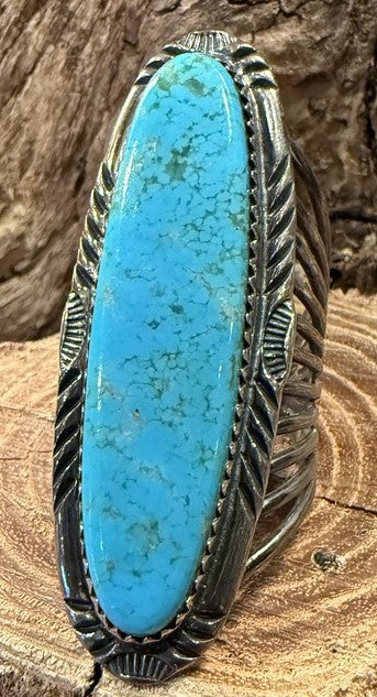 Elegant Blue Gem Ring