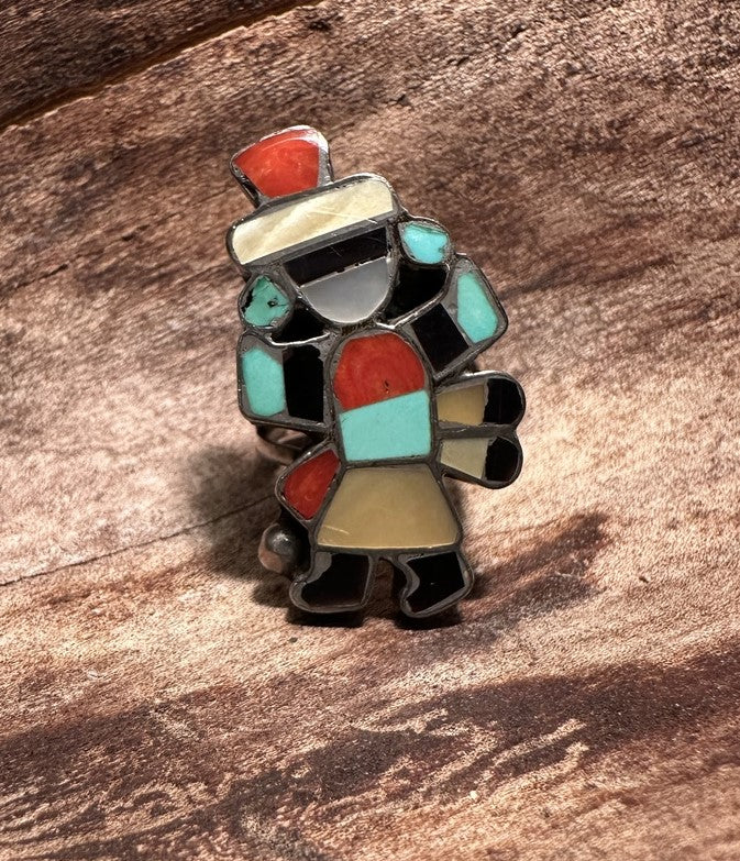 Ernest Zunie Zuni Inlay Ring