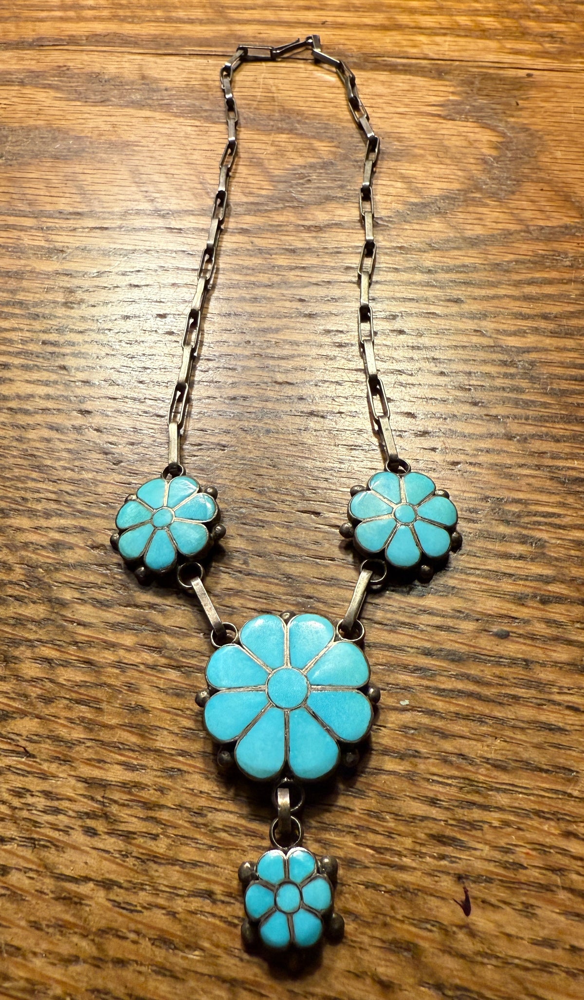 Flower Turquoise Necklace