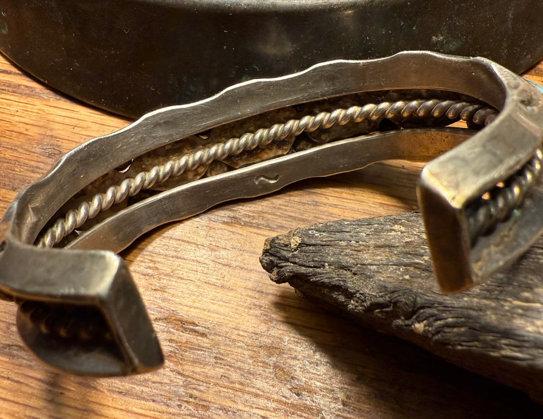 Fred Thompson 7-Stone Morenci Turquoise Cuff