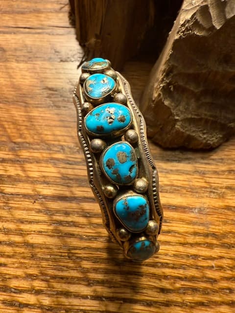 Fred Thompson Morenci Turquoise Cuff