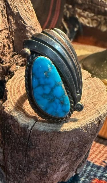 Fred Thomson Morenci Turquoise Ring