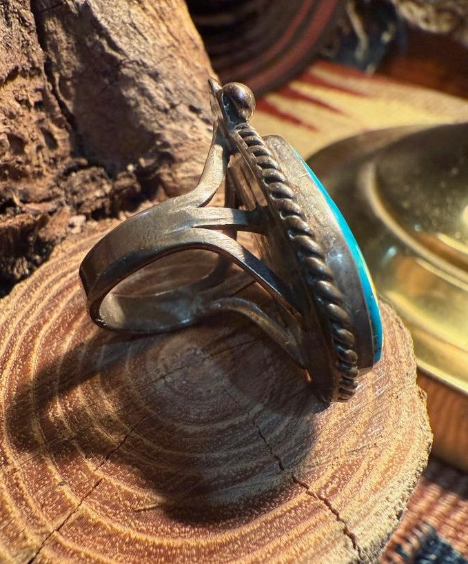 Fred Thomson Morenci Turquoise Ring