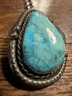 Godber Burnham Turquoise Pendant