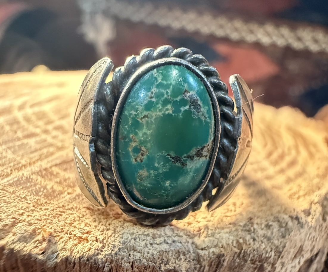 Green Stone Ring