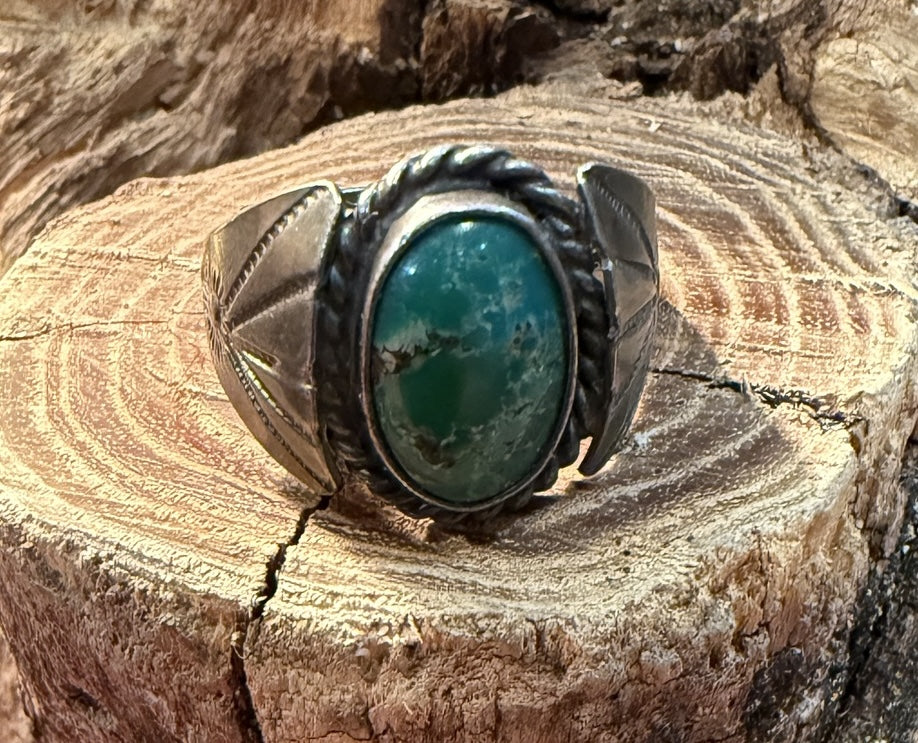 Green Stone Ring