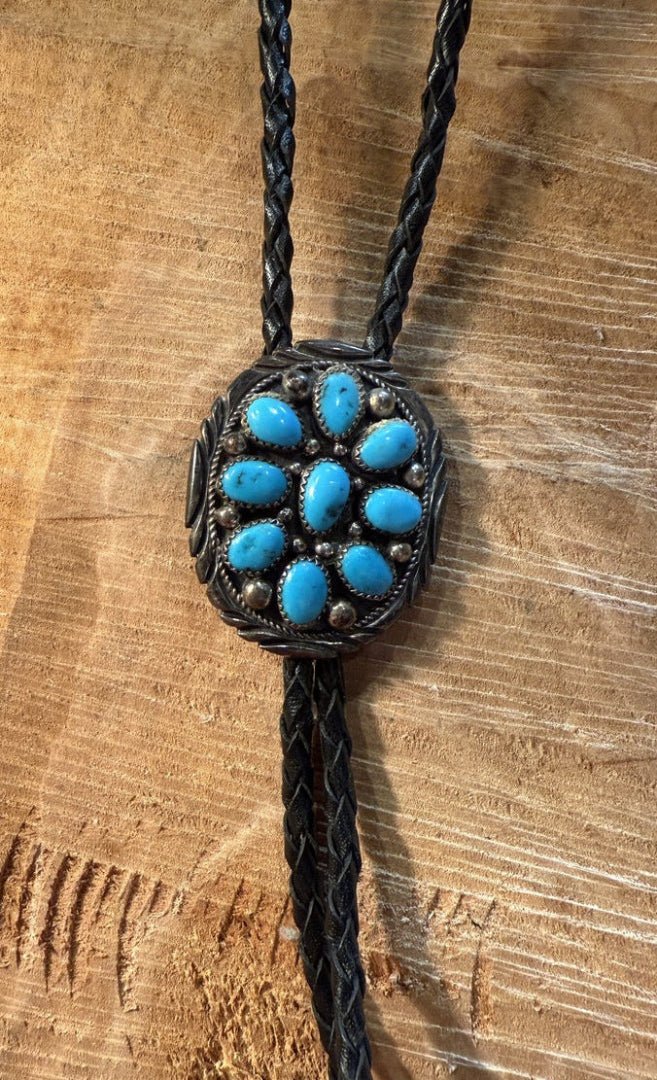 Harry Spencer Turquoise Bolo Tie