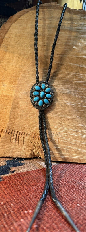 Harry Spencer Turquoise Bolo Tie