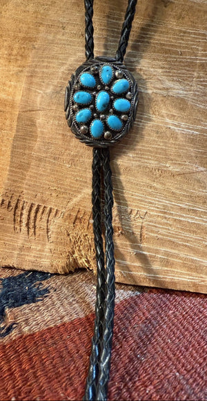 Harry Spencer Turquoise Bolo Tie