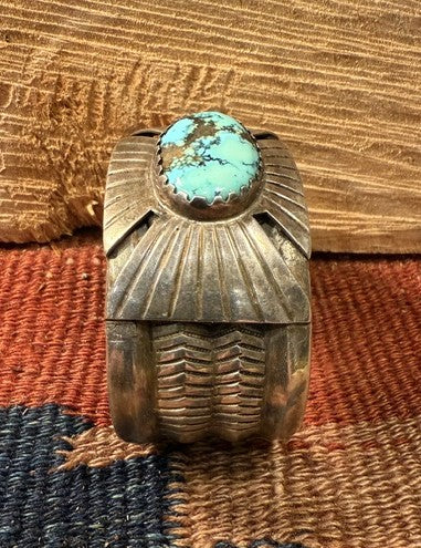 Heavy Turquoise Cuff