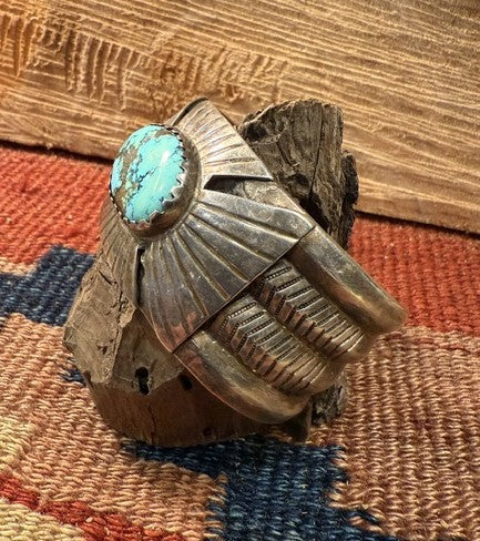 Heavy Turquoise Cuff