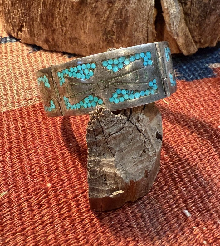 Hinged Turquoise Cuff Mexico
