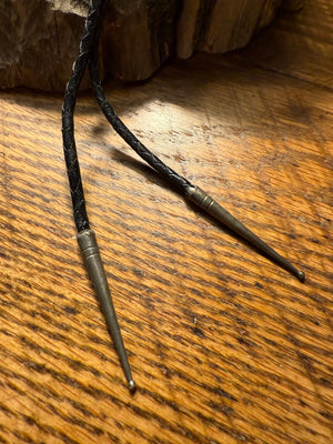 Sterling Silver Bolo Tie With Tan Stone [SG-447]