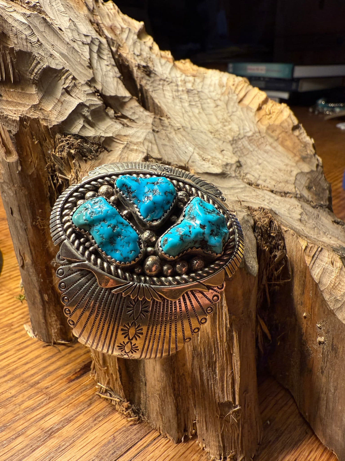 Kingman Nugget Turquoise Bracelet [SG-202]
