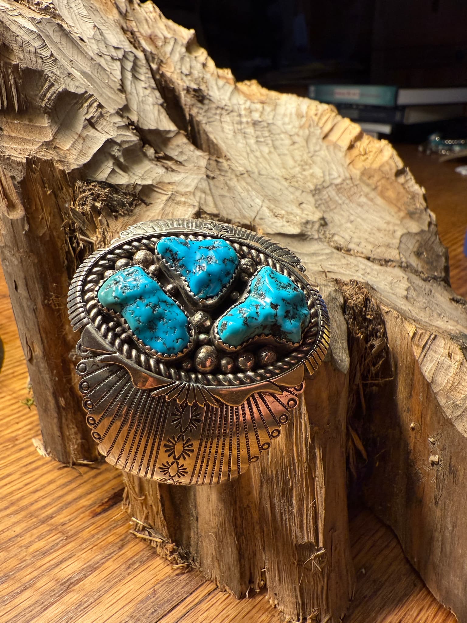 Kingman Nugget Turquoise Bracelet [SG-202]