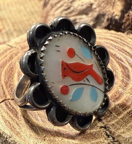 Inlay Cardinal Ring