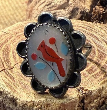 Inlay Cardinal Ring
