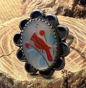 Inlay Cardinal Ring