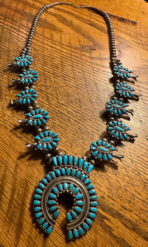 Judy Wallace Squash Blossom Necklace