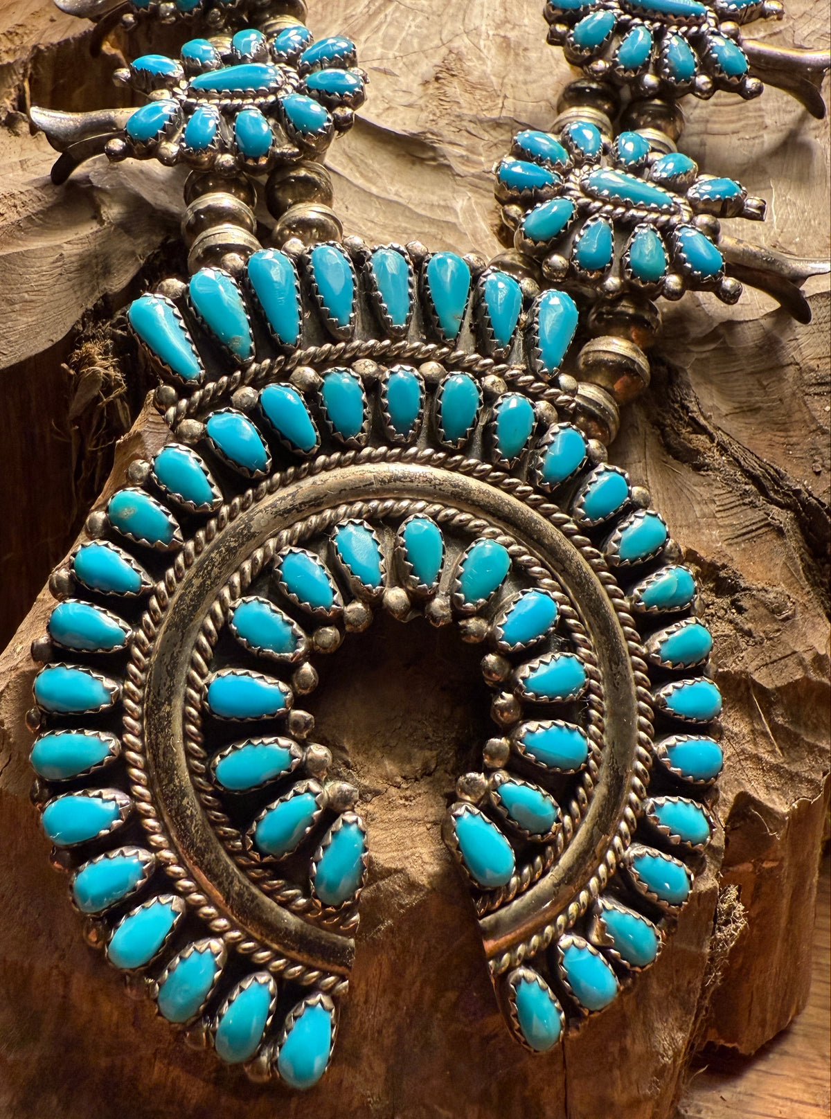 Judy Wallace Squash Blossom Necklace