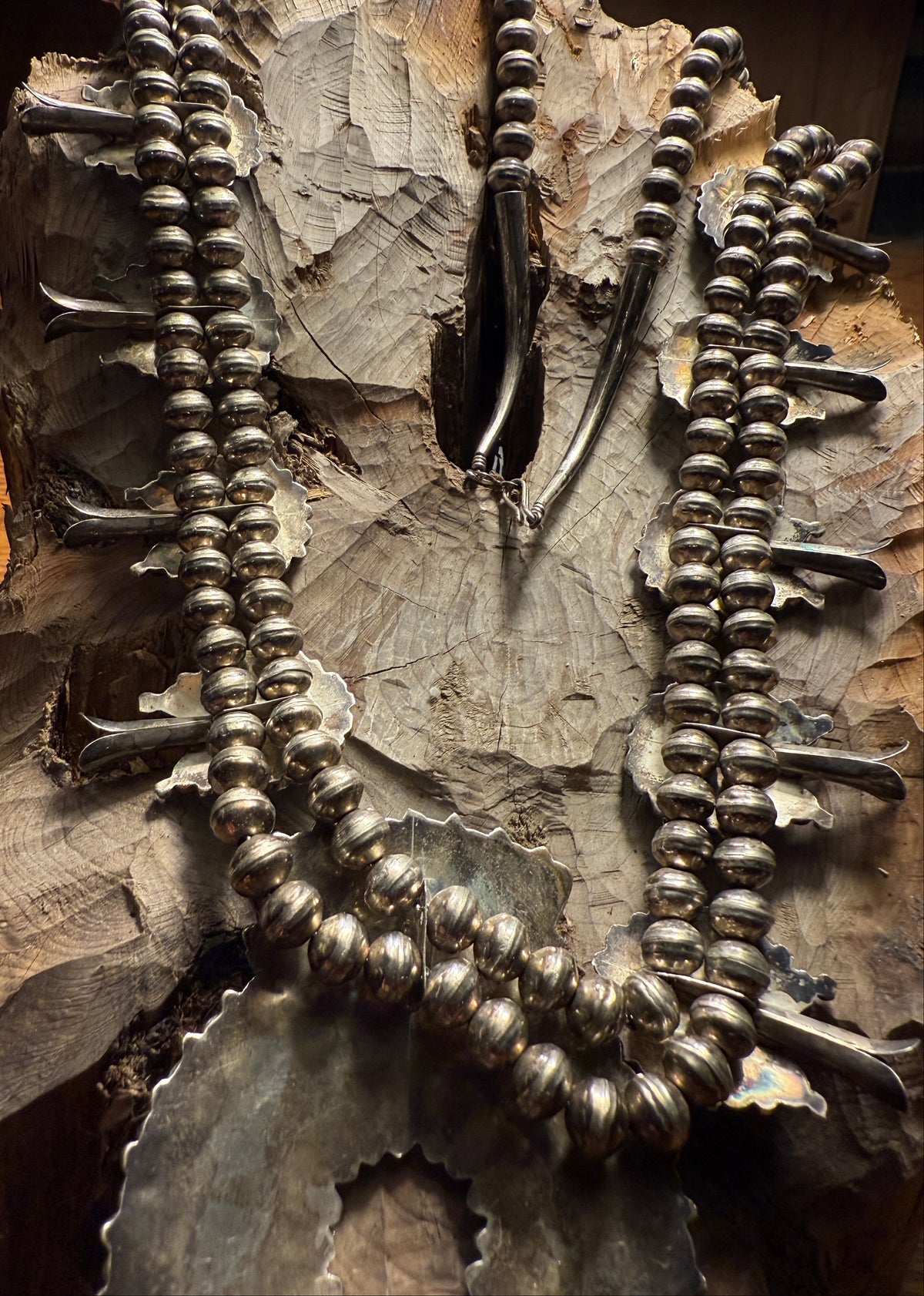 Judy Wallace Squash Blossom Necklace