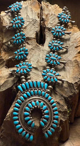 Judy Wallace Squash Blossom Necklace
