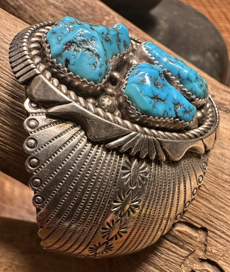 Kingman Nugget Turquoise Bracelet