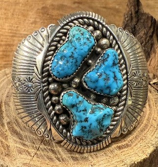 Kingman Nugget Turquoise Bracelet
