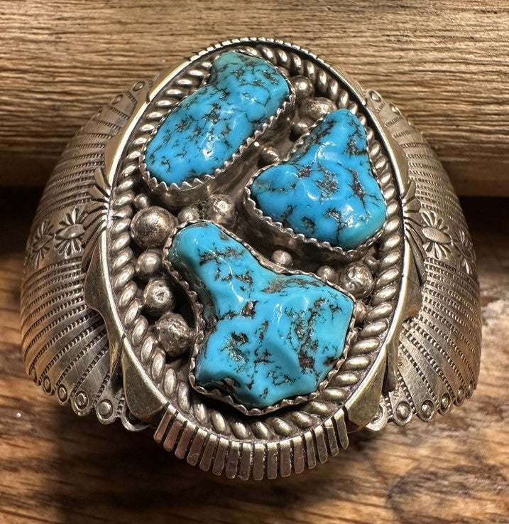 Kingman Nugget Turquoise Bracelet