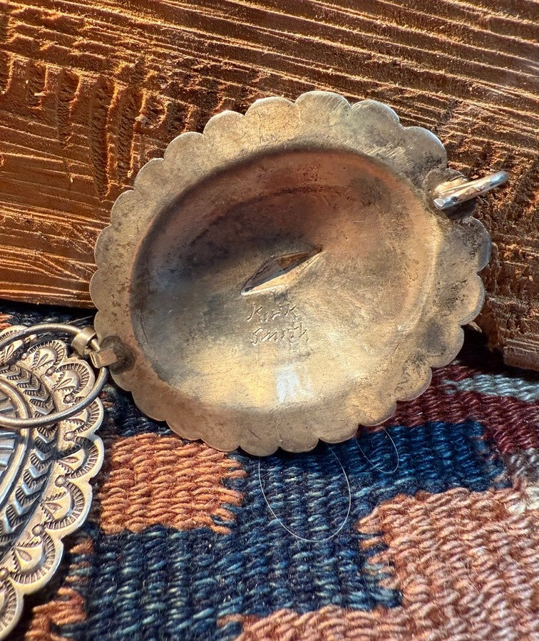 Kirk Smith Link Concho Silver Belt