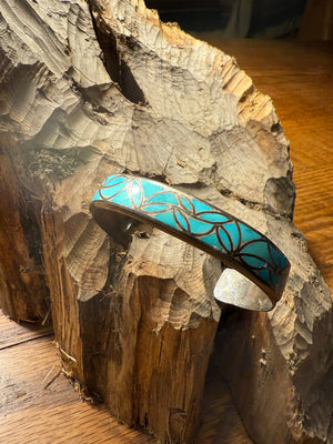 Lola Hechilay Zuni Turquoise Bracelet