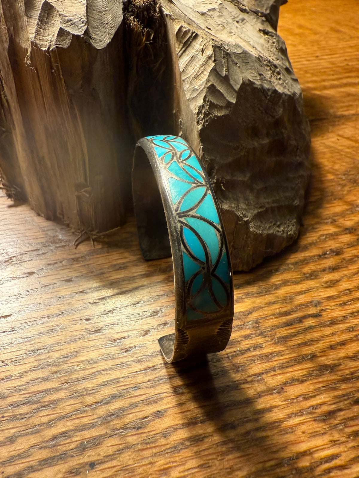 Lola Hechilay Zuni Turquoise Bracelet
