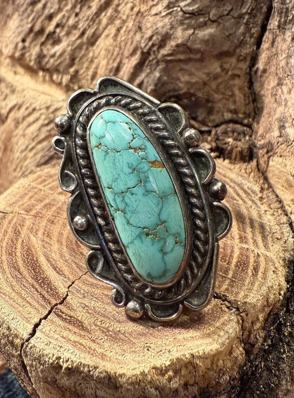 Lone Mountain Turquoise Ring
