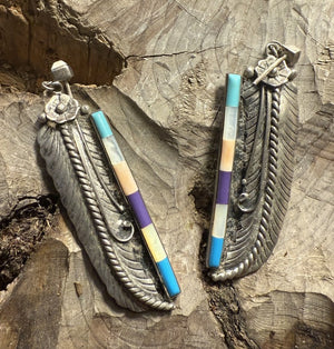 Long Feathered Earrings