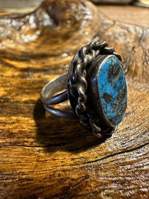 Luminous Turquoise Stone Ring [SG-044]